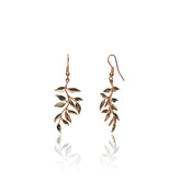 Willow Bough Leaf Drop Earrings